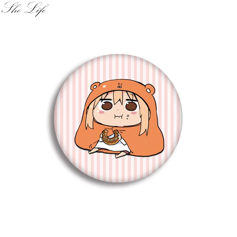 Японский значок аниме Himouto! Umaru Чан Косплей коллекция реквизит булавка Сумка