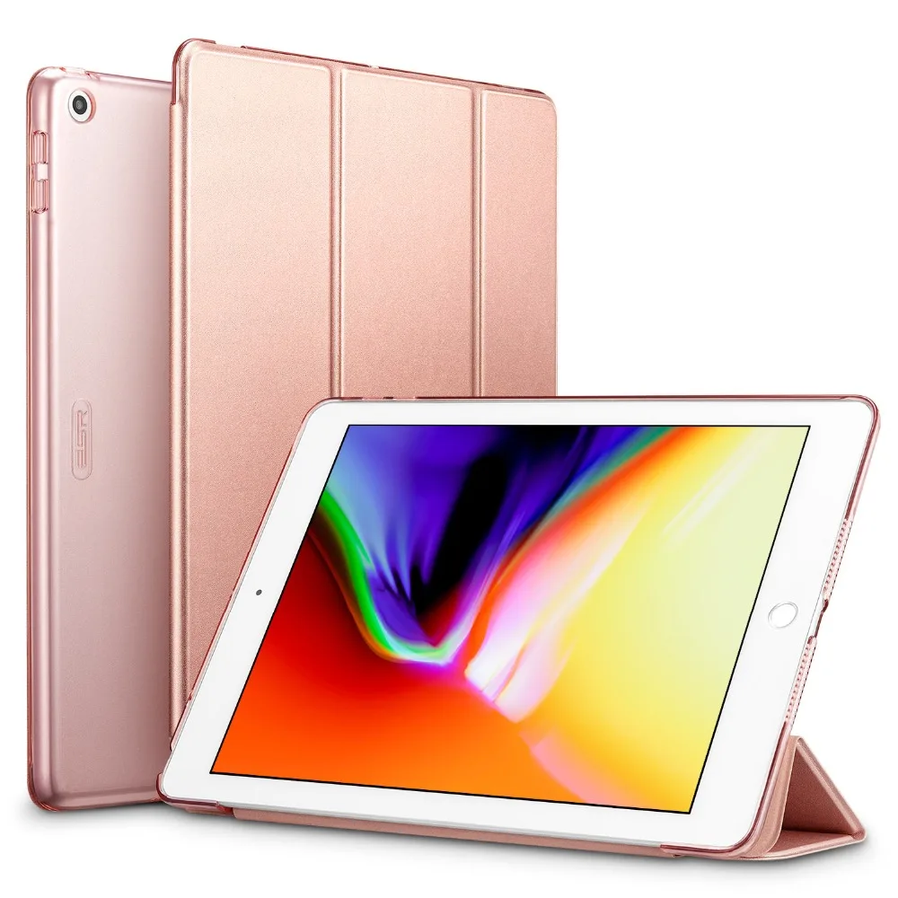 Чехол ESR для iPad 9,7, чехол Yippee, цветной, ультратонкий, светильник, вес из искусственной кожи, чехол на заднюю панель для iPad 6th Gen 9,7"