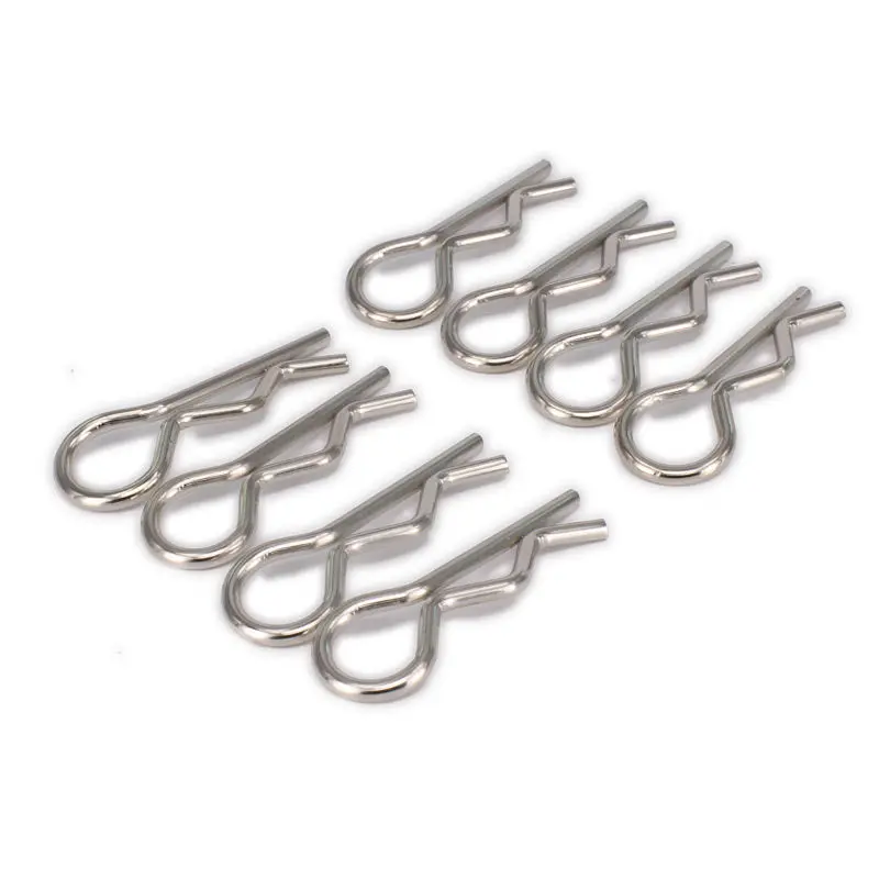 RCAWD 8 шт. зажим для корпуса R Pins 1/8 RC автомобиля HPI HSP Traxxas Axial Kyosho Redcat Himoto пульт