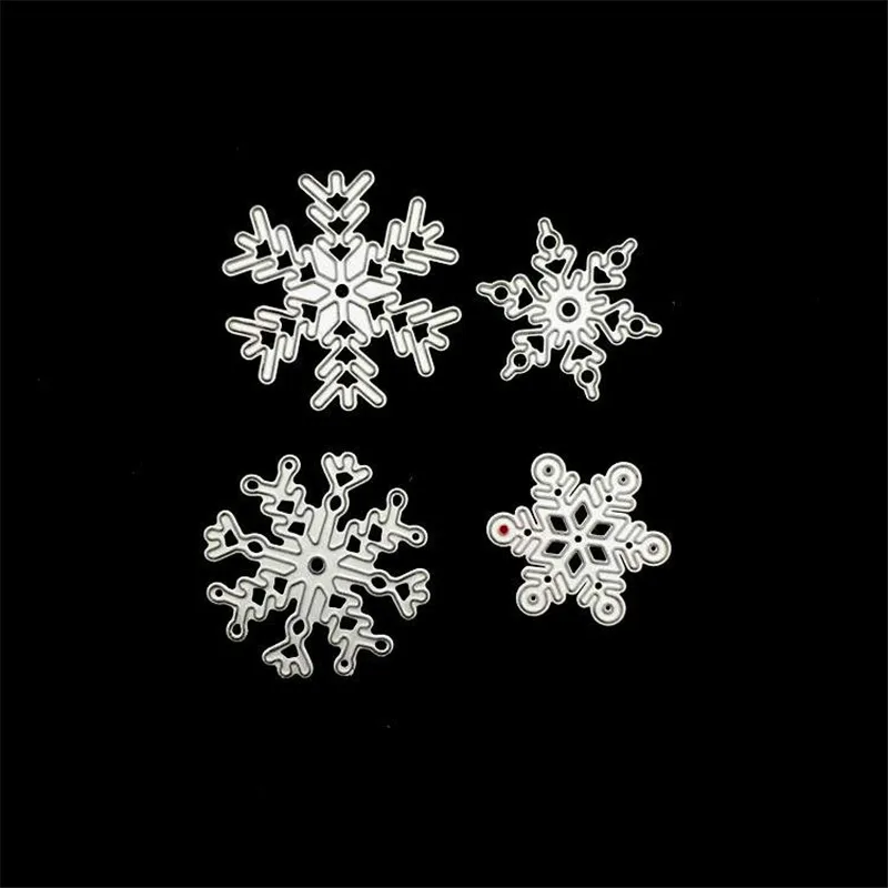 Металлический шаблон для вырезания Снежный Цветок скрапбукинга альбома сделай