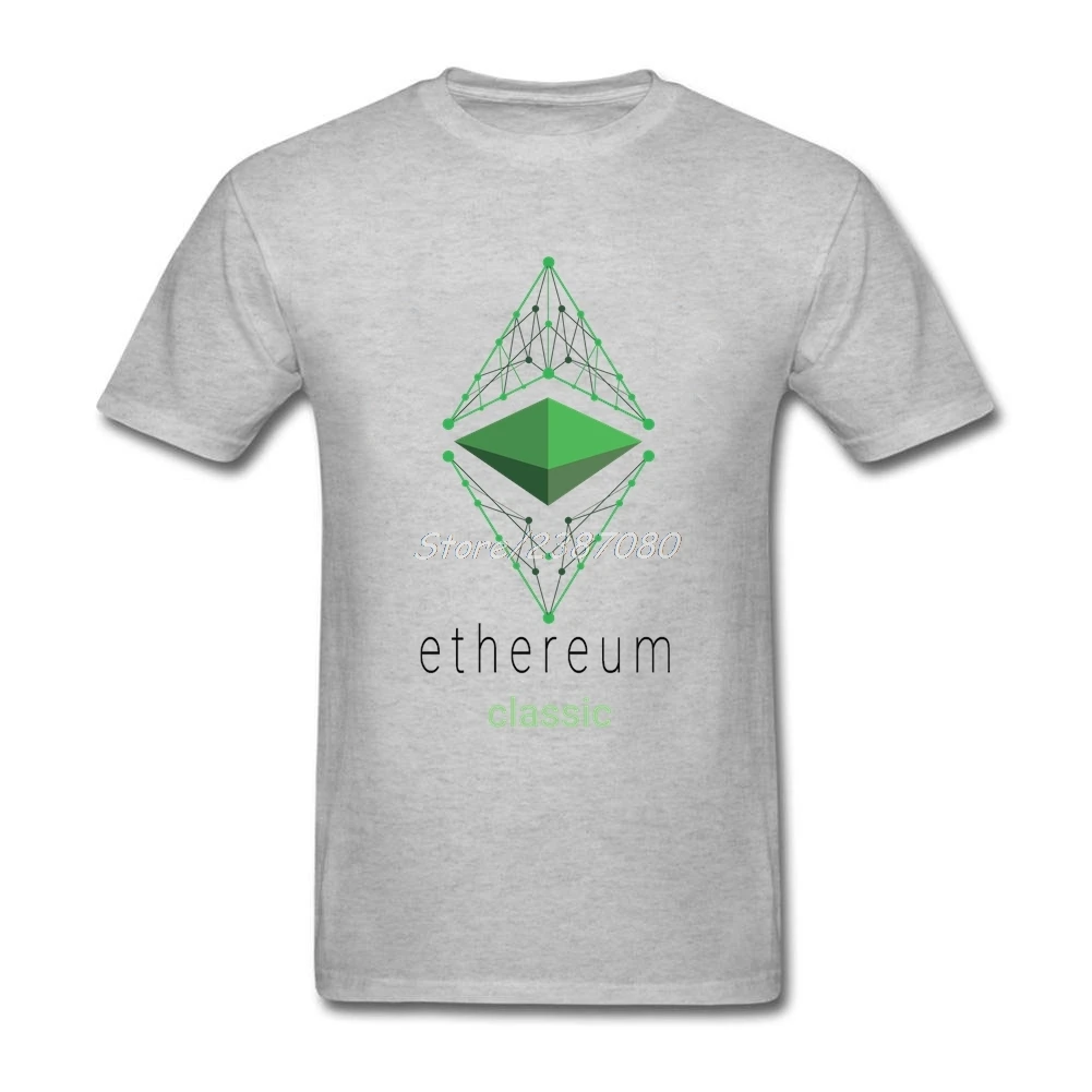 Футболка Ethereum мужская с коротким рукавом тенниска на заказ уличная одежда в