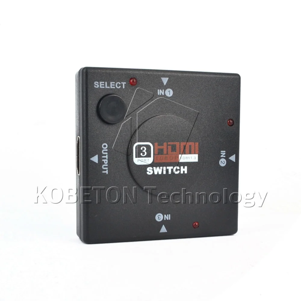 3 Порты и разъёмы переключатель разветвитель HDMI Совместимость для HD ТВ 1080P Vedio в 1