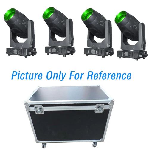Flight Case Pack Лира 550W луч прожектор размытого обрамление 4IN1 Moving головной светильник Профессиональный 550 Вт светодиодный профиль Moving головной светильник для сцены светильник DMX Dj - Цвет: Flight Case Pack