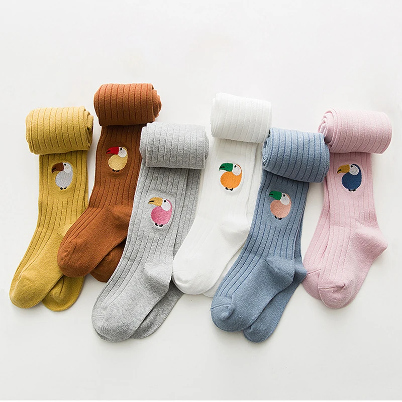 2 предмета колготки для маленьких девочек весенне-осенние красивые однотонные