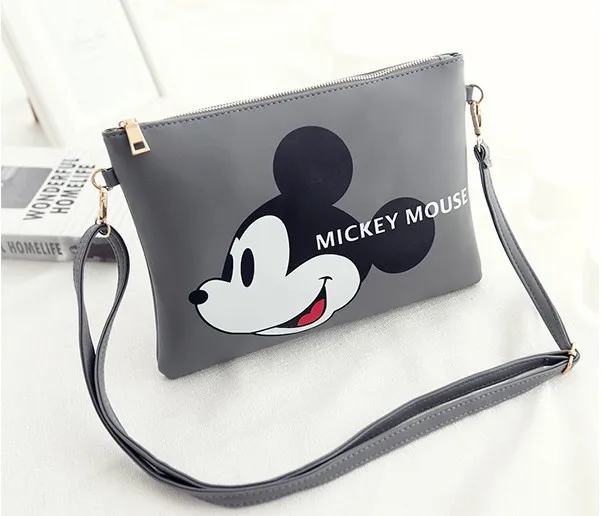 Женские сумки disney, новинка, сумка-мессенджер с принтом Микки и Минни