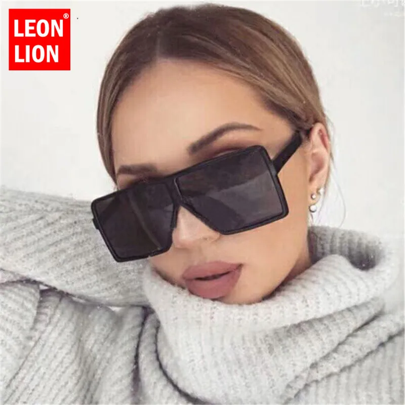 Солнечные очки LeonLion в винтажном стиле UV400 для мужчин и женщин солнцезащитные