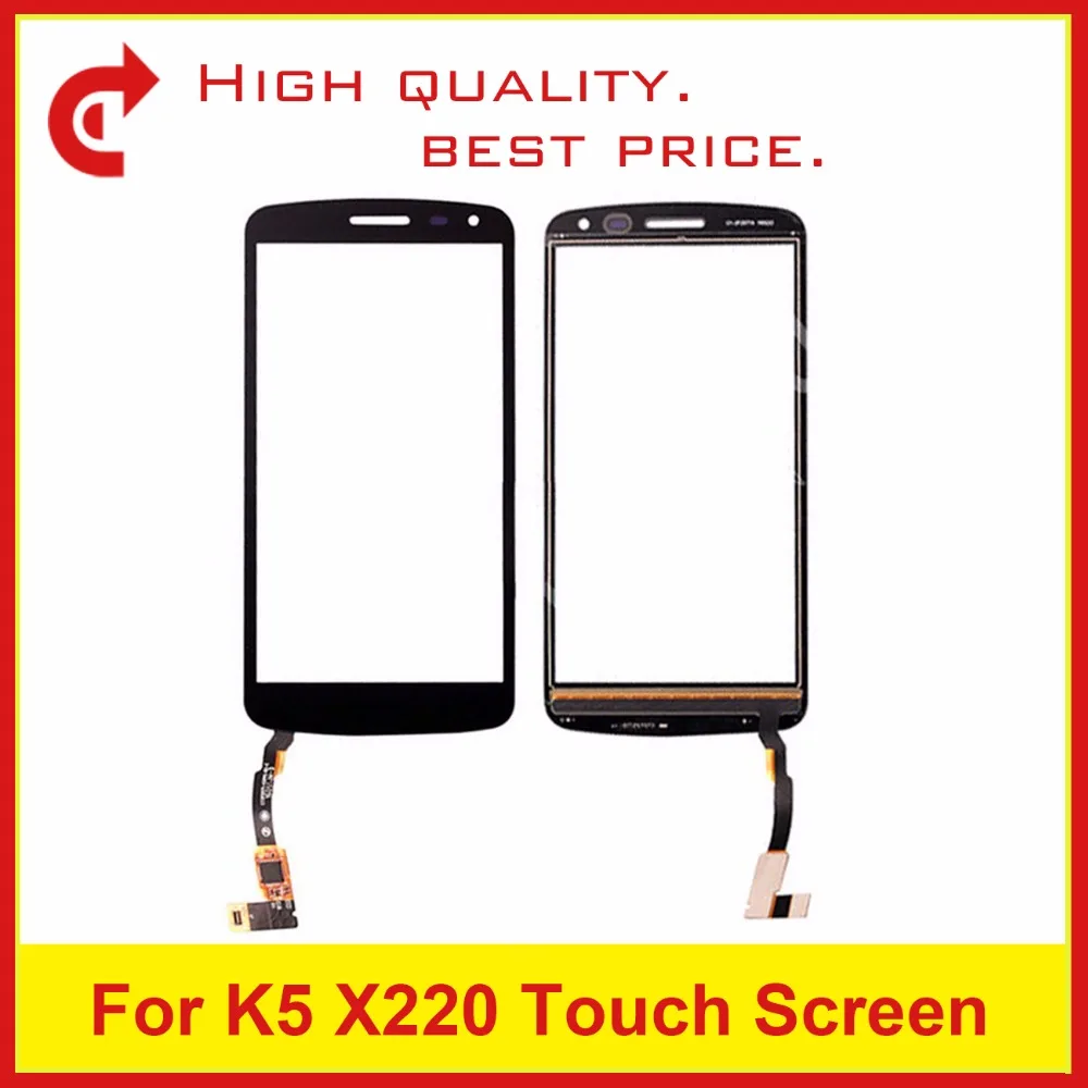 

10Pcs/Lot High Quality 5.0" For LG K5 X220 X220DS Touch Screen Digitizer Sensor Outer Glass Lens Panel Black Replacement