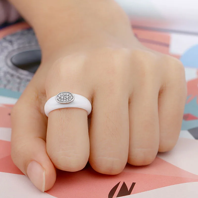 Кольца из серебра 2019 пробы с натуральным кристаллом никогда не выцветают