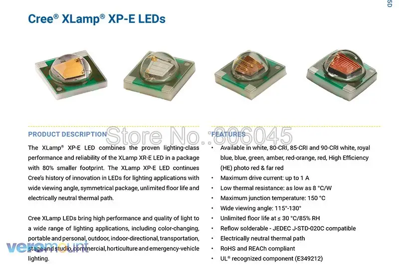 10x3 Вт Cree XPE XP-E светодиодный Диод высокой мощности, дополнительный нейтральный белый холодный белый теплый белый красный зеленый синий королевский синий желтый