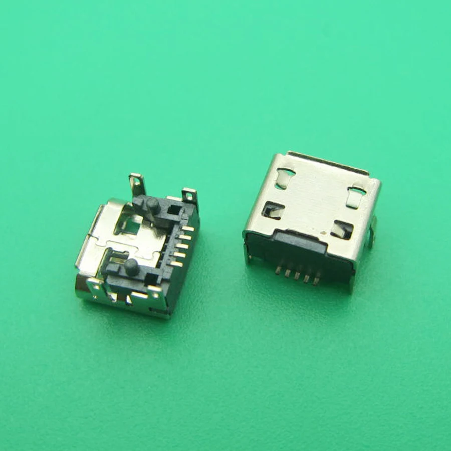 100 шт. для Sony SRS X3 Bluetooth беспроводной динамик Женский 5 pin 5pin Тип B микро мини USB