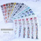 1440 шт.пакет стекло дизайн ногтей со стразами, без каблука, стразы 6 размерной сеткой смешанные наклейки для ногтей ювелирное изделие магические цветные стразы s 20 видов цветов, Z