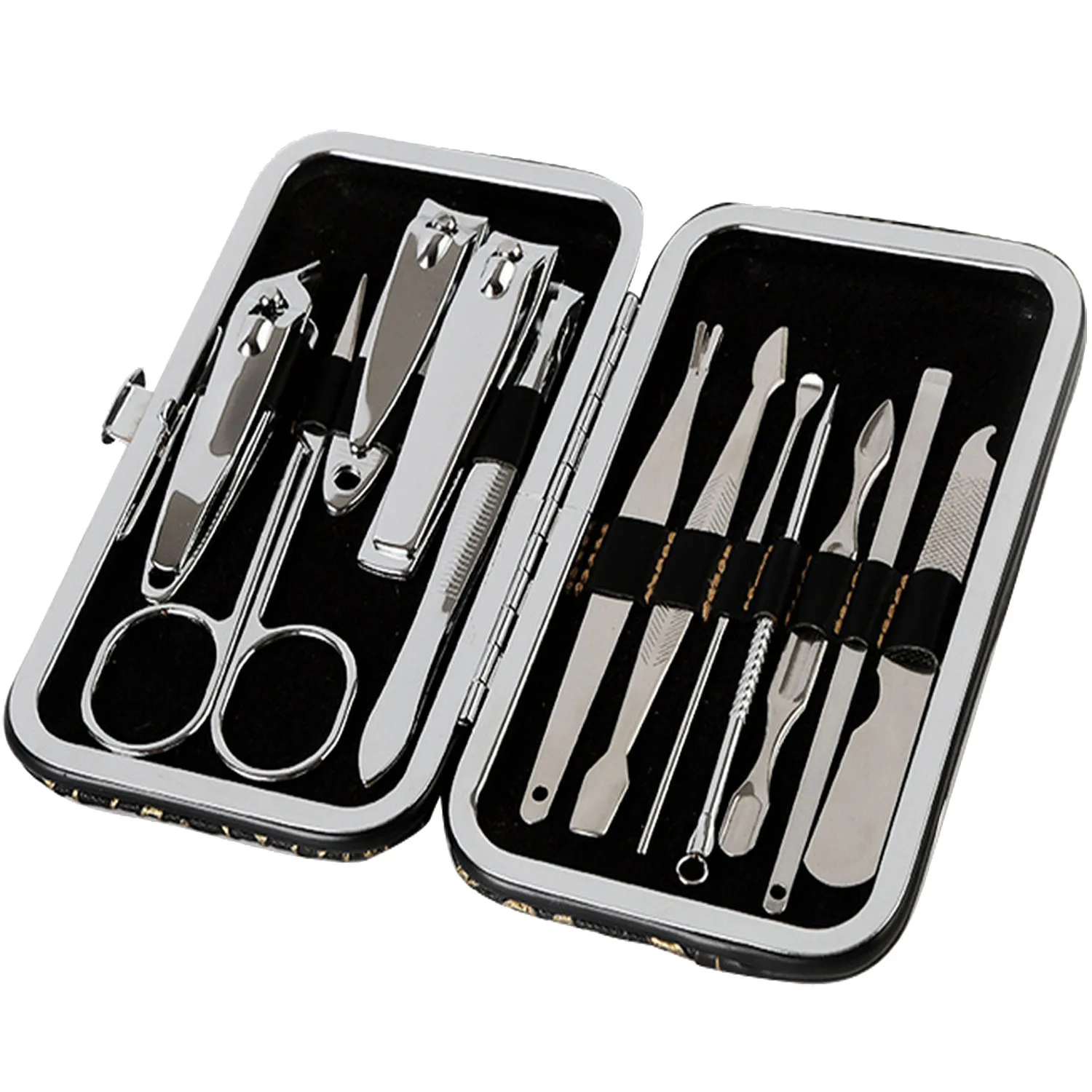 Портативный клиппер маникюрный пинцет для бровей и педикюра из нержавеющей