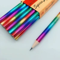 beautiful pencil wooden hb pencil environmental protection pencil learning office sketch pencil