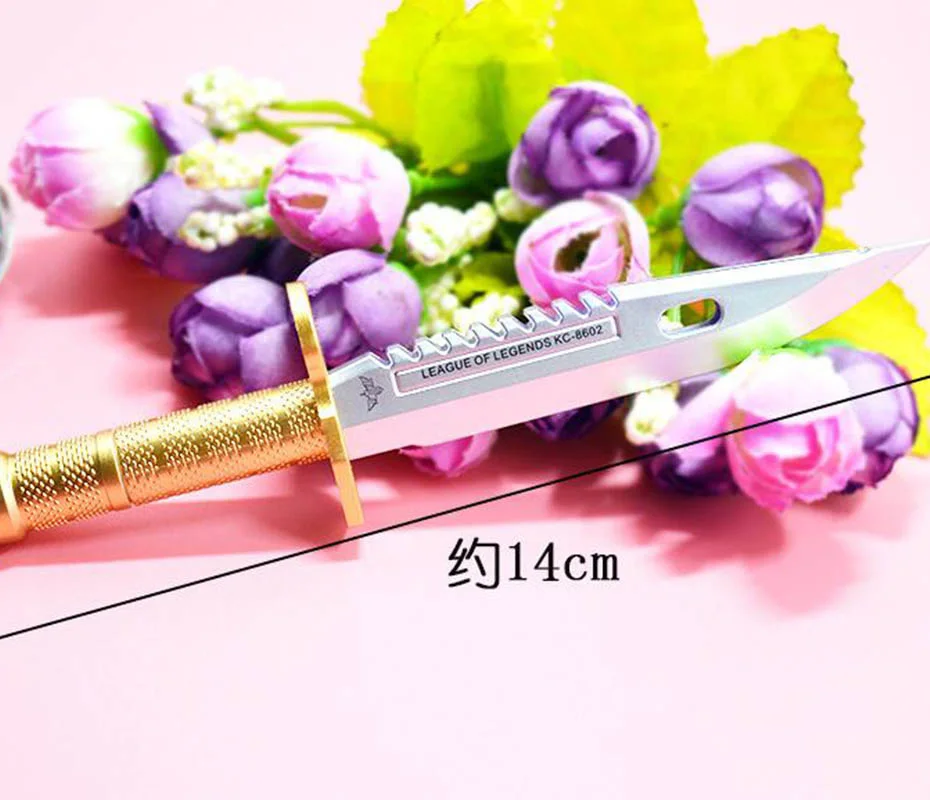 5 шт./лот Новинка Шариковая ручка в форме ножа Подарочная шариковая кинжала для