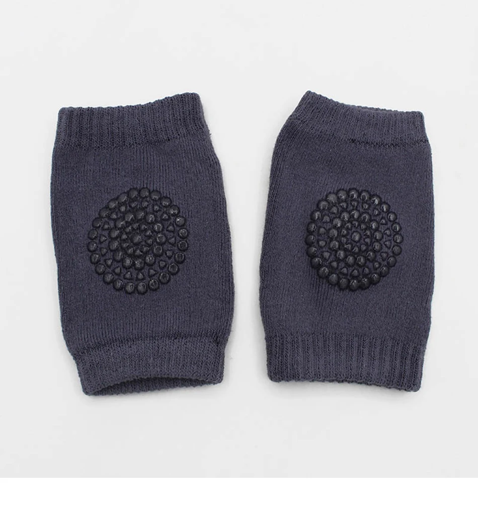 Rodilleras antideslizantes de algod&oacute;n para beb&eacute;, calentadores de seguridad para gatear, Protector para rodillas-5
