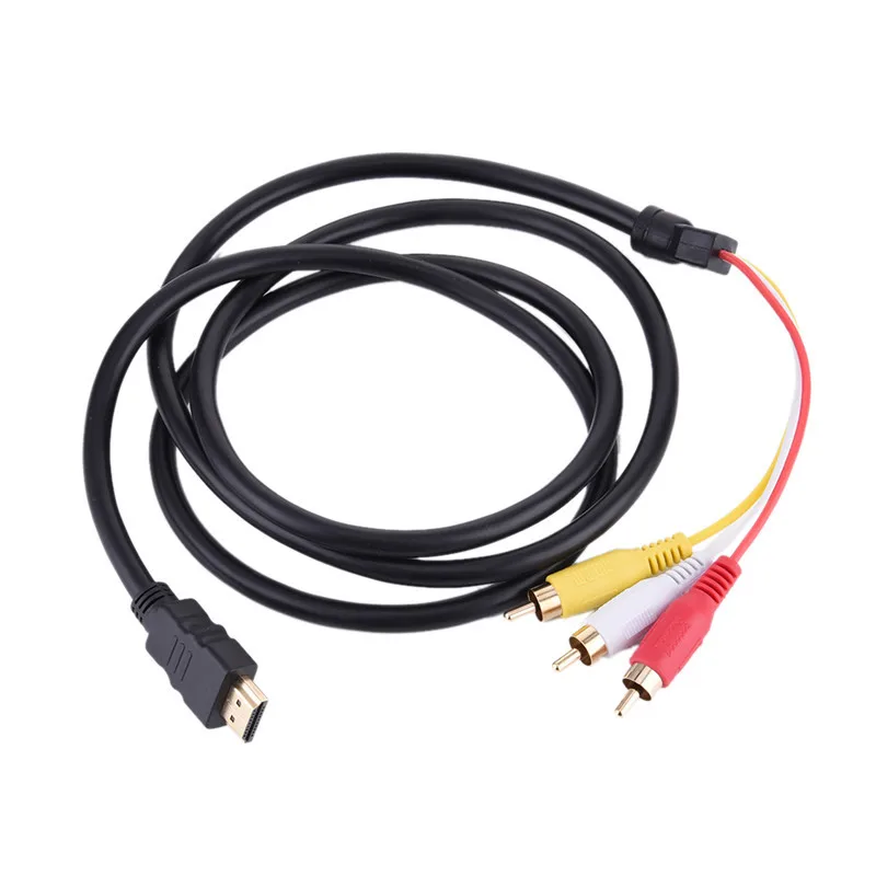 1 5 м HDMI к 3 RCA кабель аудио AV адаптер папа женскому и видео для телевизионные