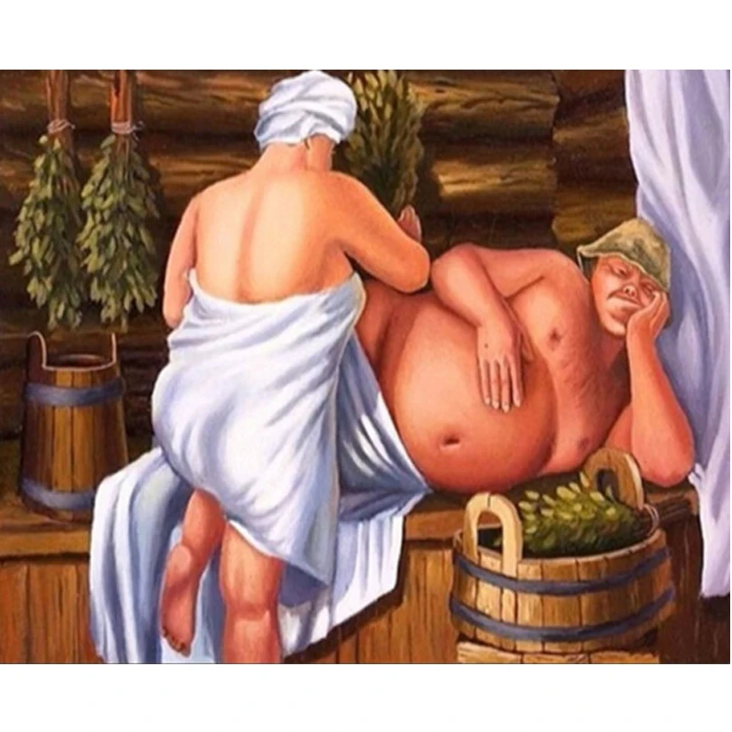 5d алмазная вышивка крестиком мультфильм пиво толстый человек домашний декор