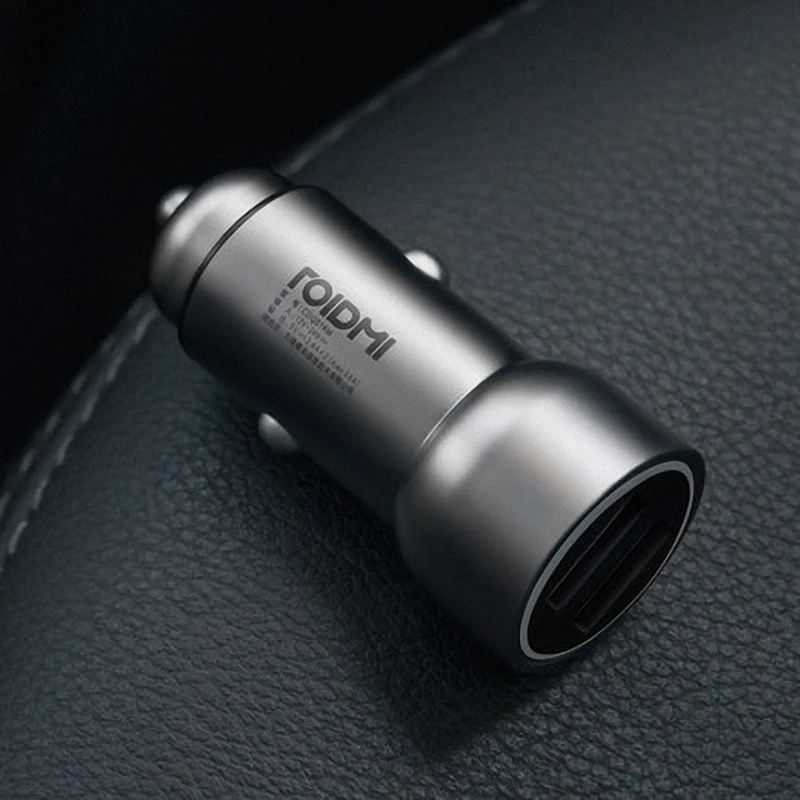 Оригинальное автомобильное зарядное устройство В xiaomi Roidmi 5 В/3.6A Dual usb быстрое +