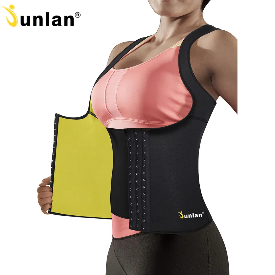 Junlan Women Workout Slimming Tops Neoprene Sauna Vest Female Corset for Weight Loss Body Control Shapewear Corrective Shapers | Женская