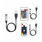 USB RGB Светодиодная лента 5 12 24 В RGBw IR RF пульт дистанционного управления 5 в 12 В 24 В USB Светодиодная лента RGB световая лампа удаленный беспроводной контроллер