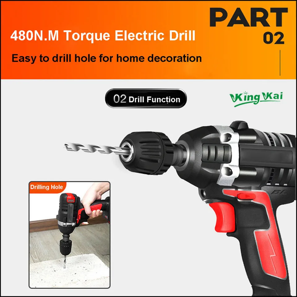 Y 480N/M бесщеточный длинный срок беспроводной 1/" Hilti Электрический Kress Bort электроинструменты Samsung батарея Ударная дрель гаечный ключ