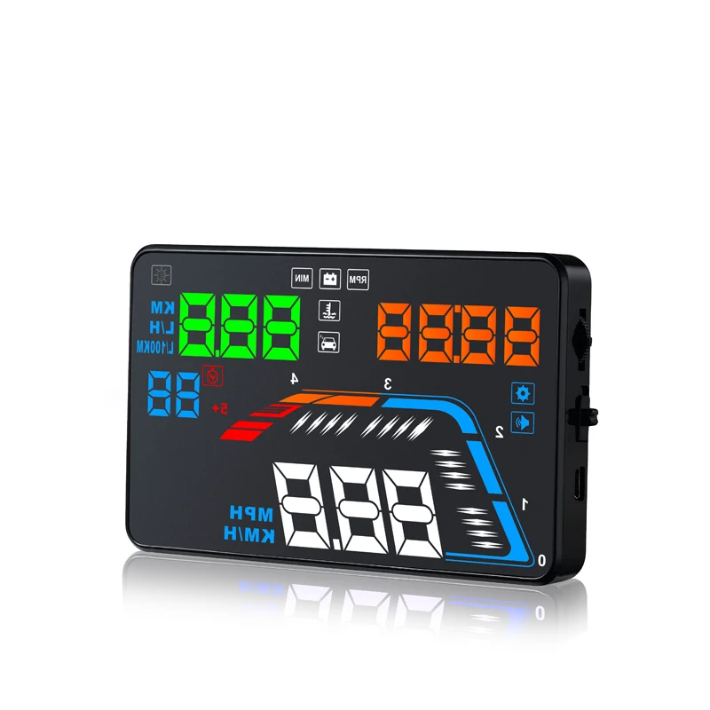 Дисплей на лобовое стекло 5 дюйма OBDII|Проекционный дисплей| |