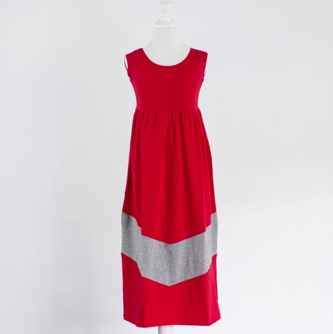 Платье для девочек с рисунками платье мамы и дочки летнее формальное без рукавов