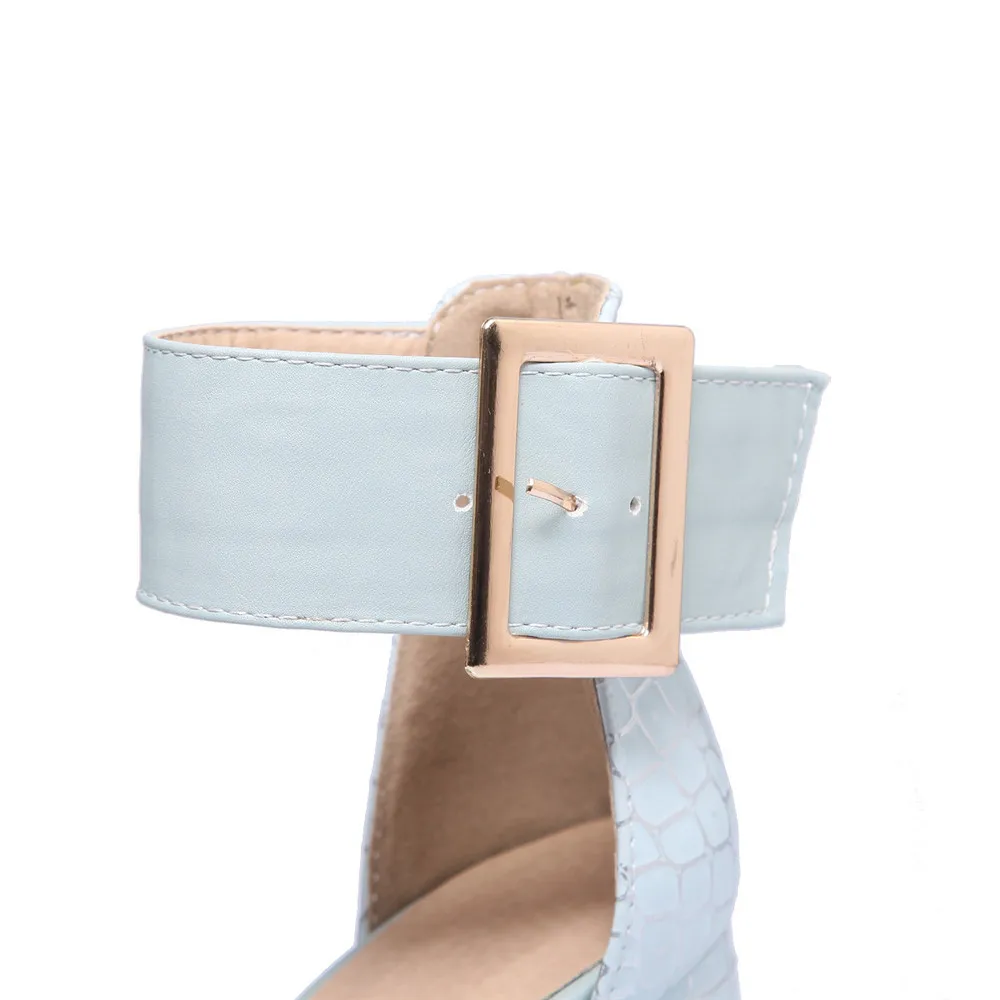 Женские босоножки на высоком каблуке с пряжкой|high heel women sandals|fashion sandalswomen fashion sandals |