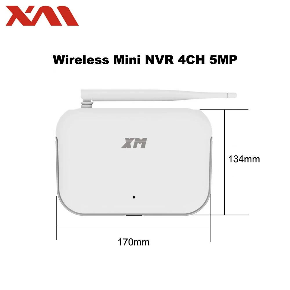 XM 4CH Беспроводная система видеонаблюдения 960P HD NVR IR Ночная IP камера Wi Fi комплекты