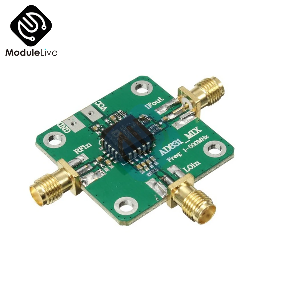 AD831 высокочастотный RF Mixer инвертор модуль 1-500 МГц полоса пропускания двойной сбалансированный микшер один чип радиочастотный преобразователь