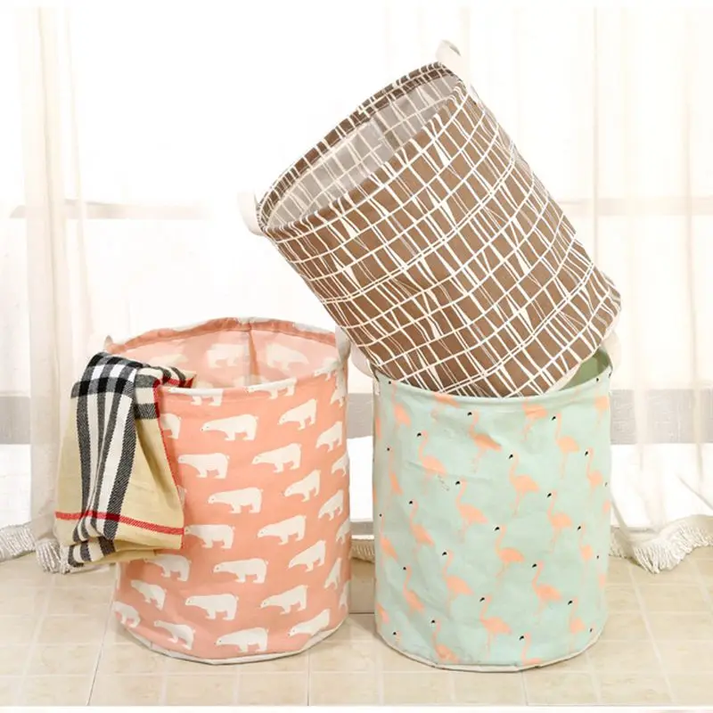 Водонепроницаемая корзина для белья удобная хранения грязной одежды ванной