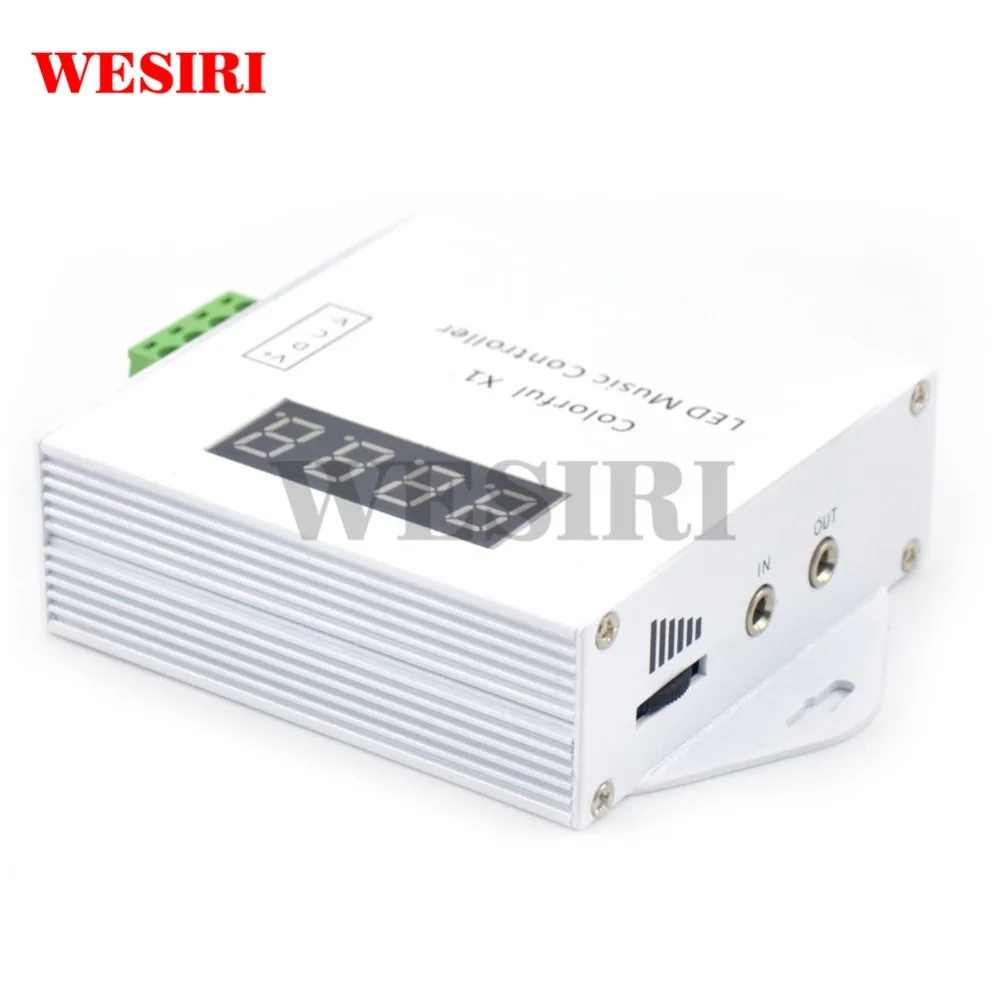 СВЕТОДИОДНЫЙ цифровой музыкальный контроллер WESIRI Colorful x1 DC5 12V WS2811/WS2812B с