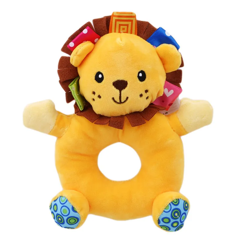 Sozzy/милая мягкая детская плюшевая погремушка для малышей мягкие животные