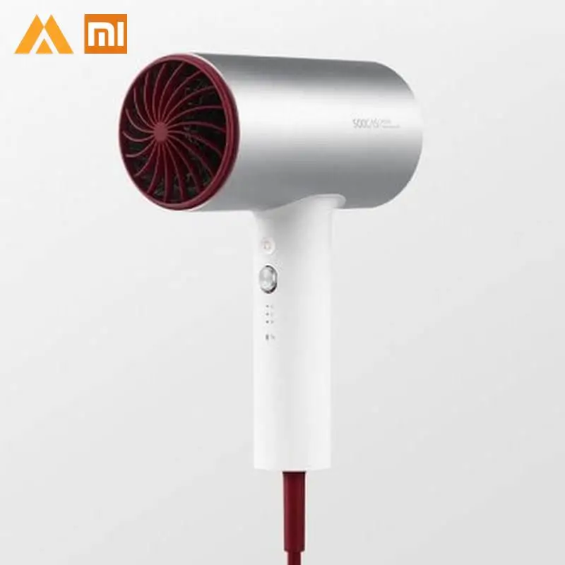 Xiaomi Mijia Soocas H3 Анион Фен корпус из алюминиевого сплава 1800 Вт воздушный выход анти-горячий инновационный диверсия дизайн