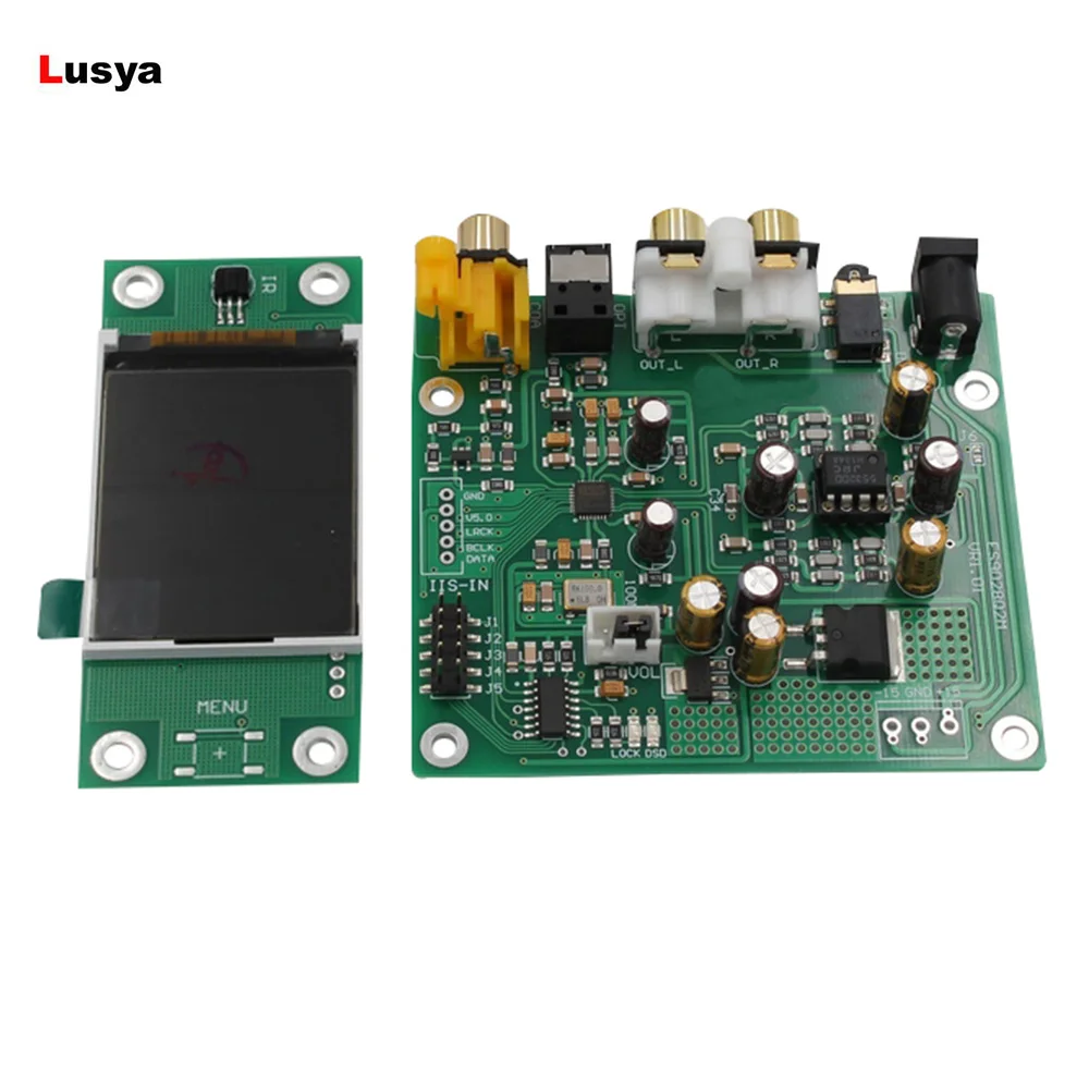 ES9038 Q2M DAC DSD декодер поддержка IIS 384 кГц коаксиальный волоконный DOP для усилители Hi Fi