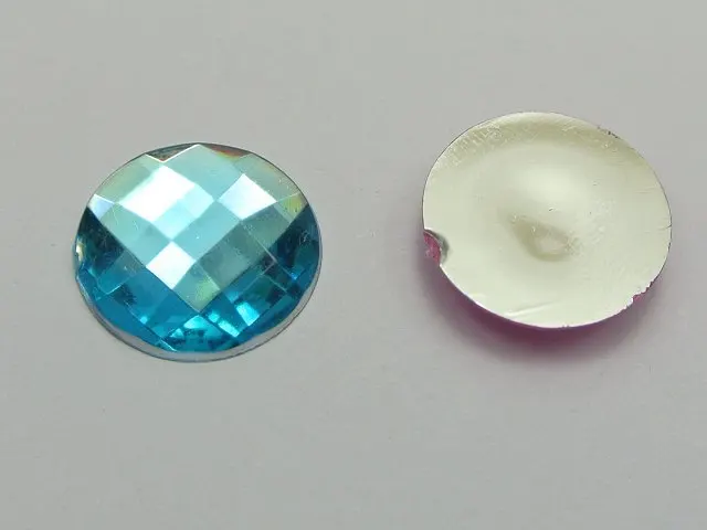 100 смешанных цветов акриловые стразы с плоской задней поверхностью граненые