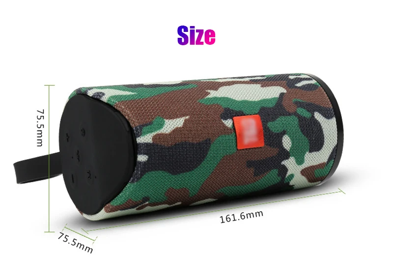 Bluetooth портативный звуковой ящик с FM радио открытый USB TF громкой связи беспроводной бумбокс бас динамик TG113