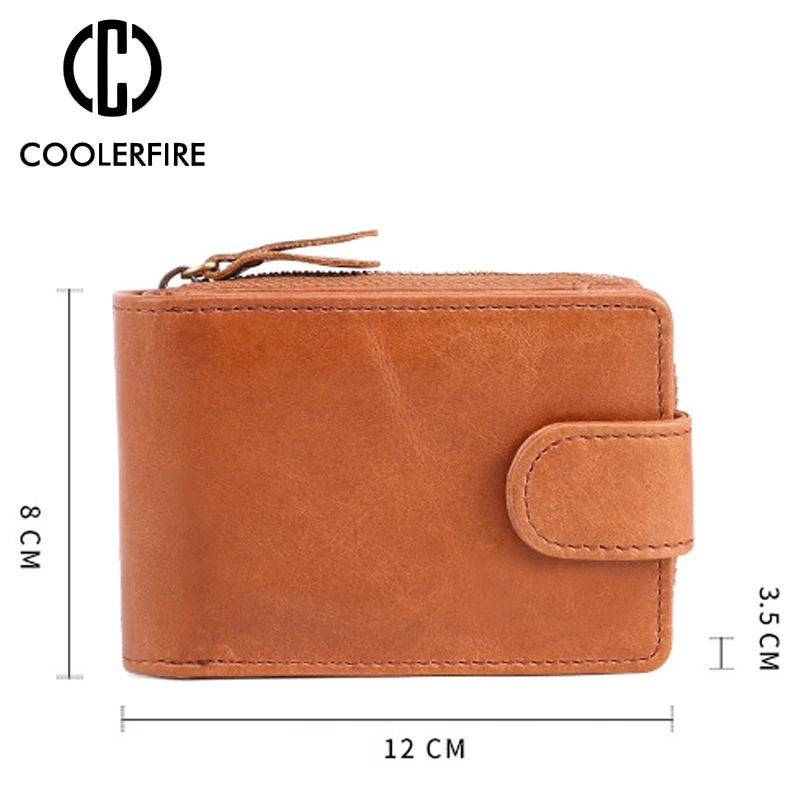 Модный кошелек для карт из коровьей кожи мужской бумажник кредитных с защитой от