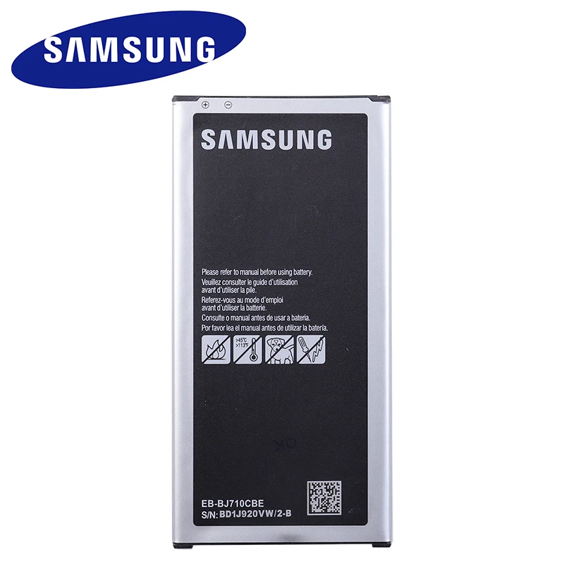 Оригинальная Аккумуляторная батарея Samsung Φ для GALAXY 2016 версия J7 EB BJ710CBE J7108 J710F J710K