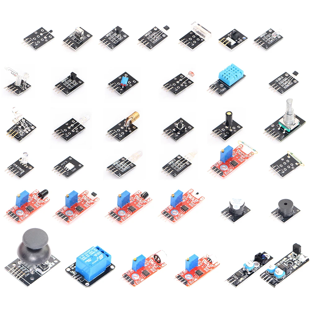 37 in 1 box Sensor Kit with plastic stock good quality low price | Automation Robot