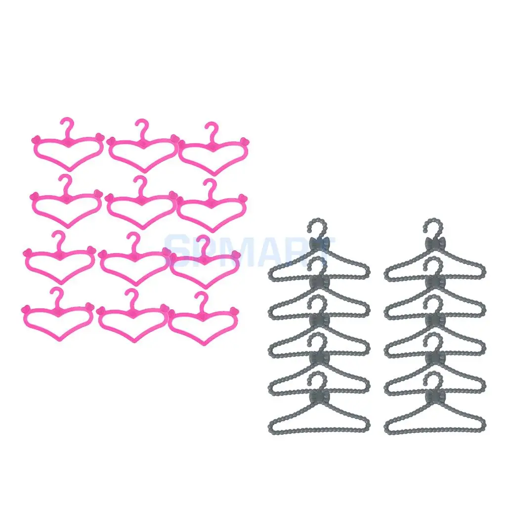 Пластиковые вешалки MagiDeal в форме сердца для одежды и платьев вешалка пальто