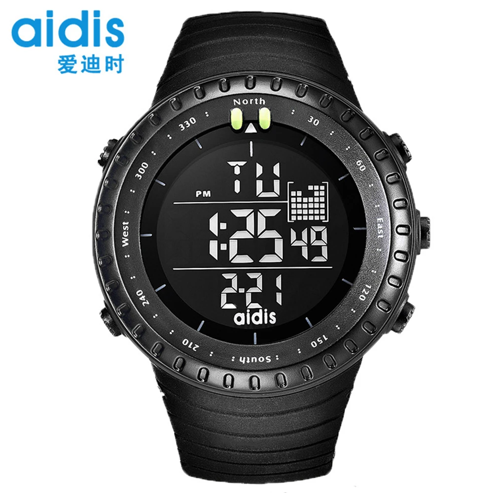 Aidis Топ люксовый бренд мужские спортивные часы Chrono обратного отсчета