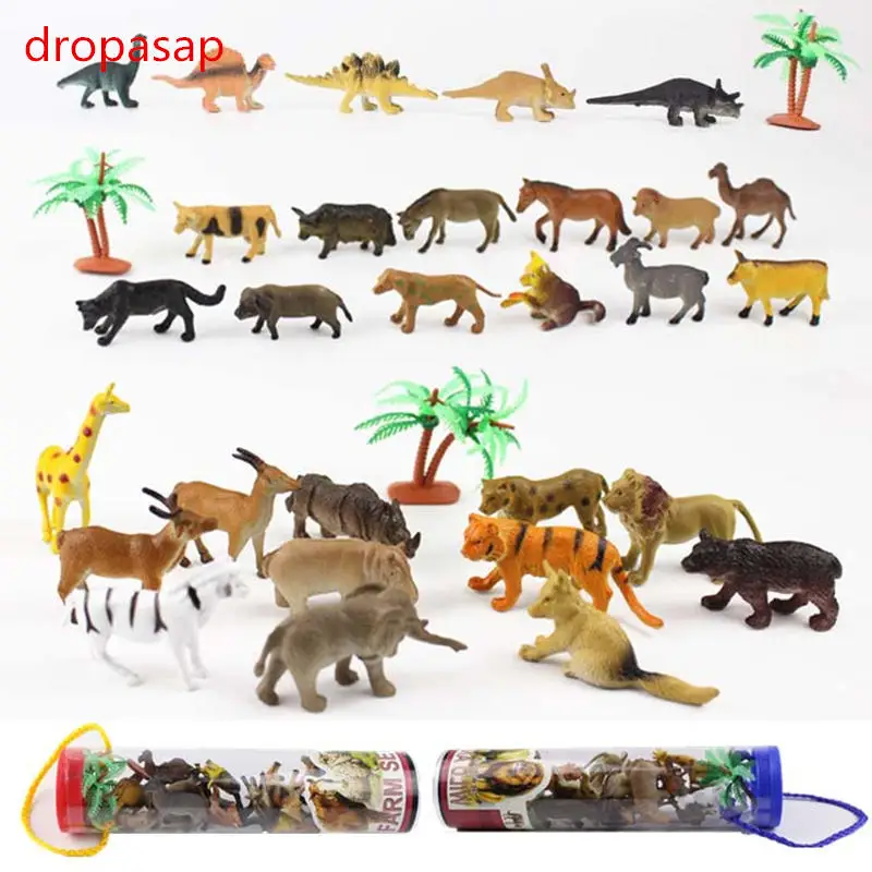 Развивающая игрушка для детей 12 шт./компл.|toys for|toys for childrenanimal model |