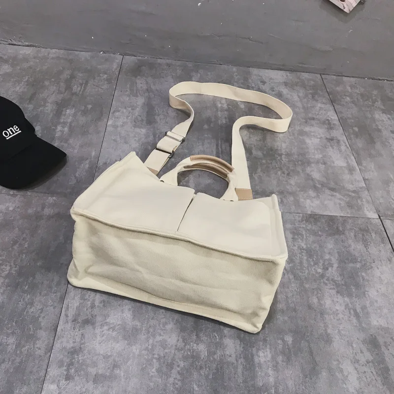 Monsisy Женская Холщовая Сумка-тоут для покупок, женская сумка на плечо, Большая вместительная сумка-мессенджер с карманами для девочек, школьная сумка для книг, дорожная пляжная сумка
