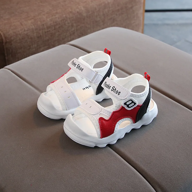 Новые детские сандалии наивысшего качества нескользящая Мягкая пляжная обувь
