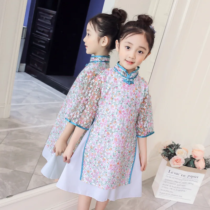 2019 модное современное платье Ципао для девочек подарок|cheongsam dress|cheongsam dress for
