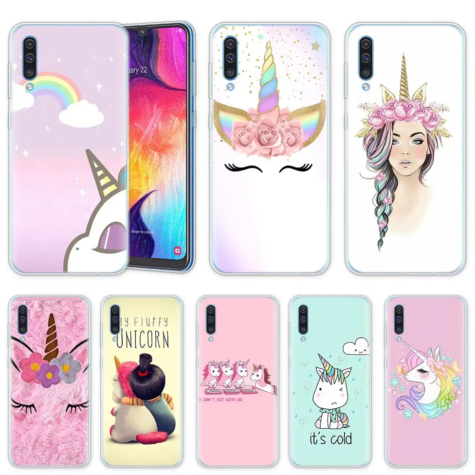 Мой Единорог девушка чехол для Samsung A50 A70 A71 A51 A40 A30 A20 A20e A10 A7 A9 2018 силикона ТПУ с