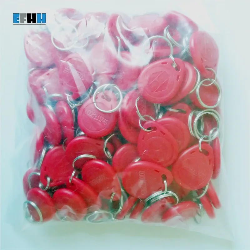 125 кГц TK4100/EM4100 идентификационные брелоки RFID тег для ключей только для чтения в картах контроля доступа