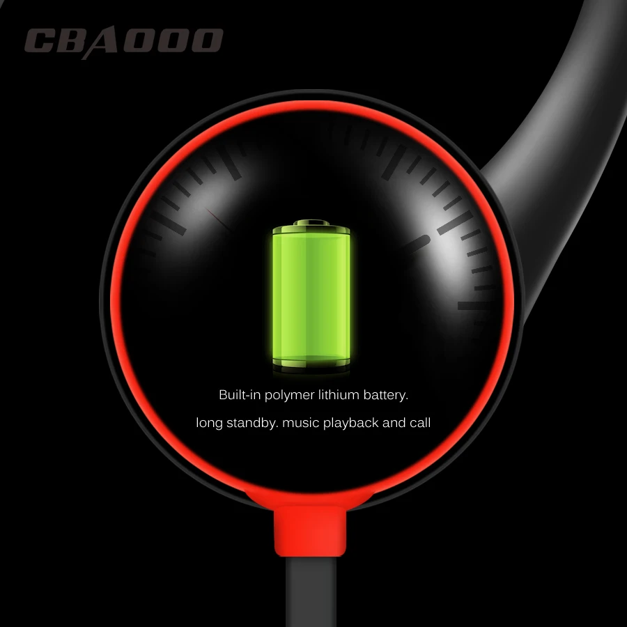 Беспроводные Bluetooth наушники CBAOOO музыкальные спортивные стереонаушники с басами