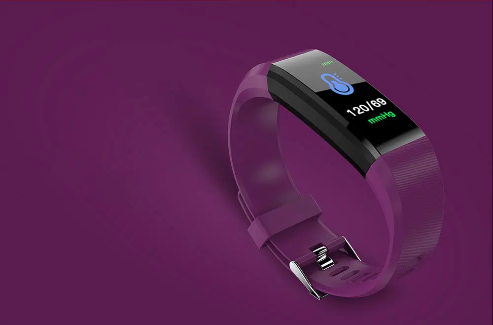 Rovtop 115 плюс Bluetooth Смарт часы монитор сердечного ритма Смарт часы фитнес трекер Браслет водонепроницаемый смарт-браслет